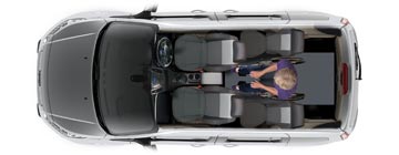 Ford Tourneo WAV layout