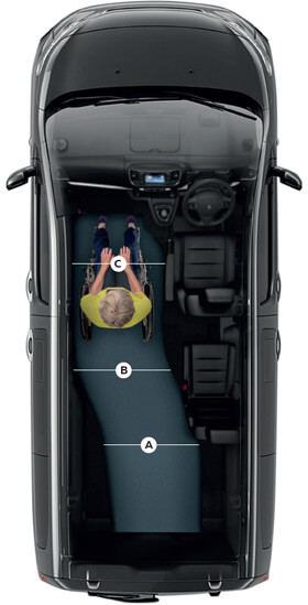 Peugeot Traveller WAV layout