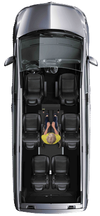 Mercedes-Benz V-Class WAV Layout