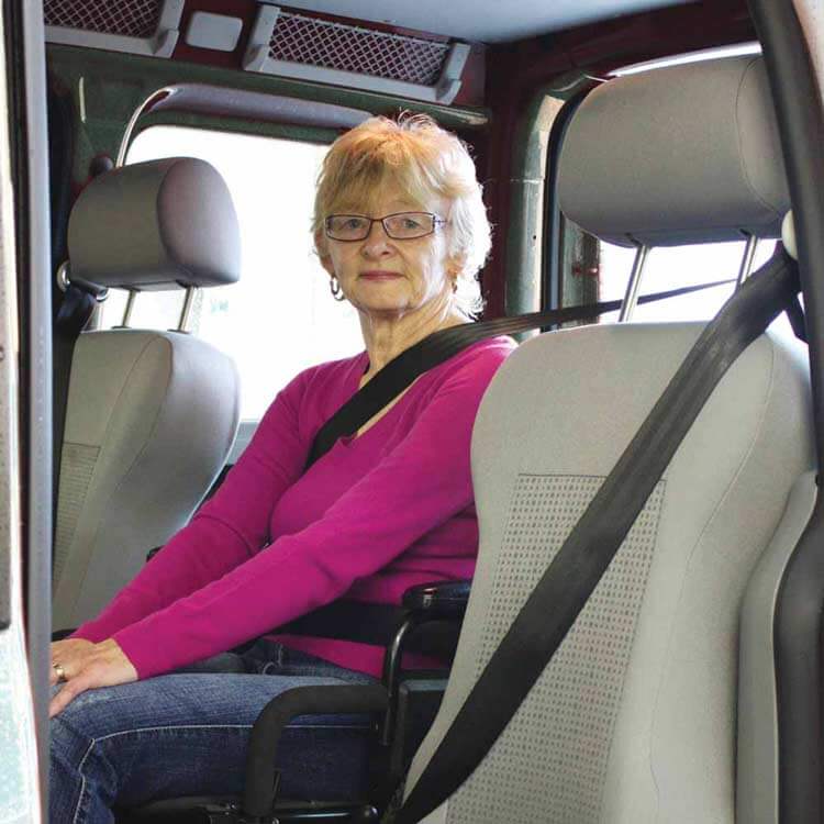 Wheelchair User Comfort in vehicle