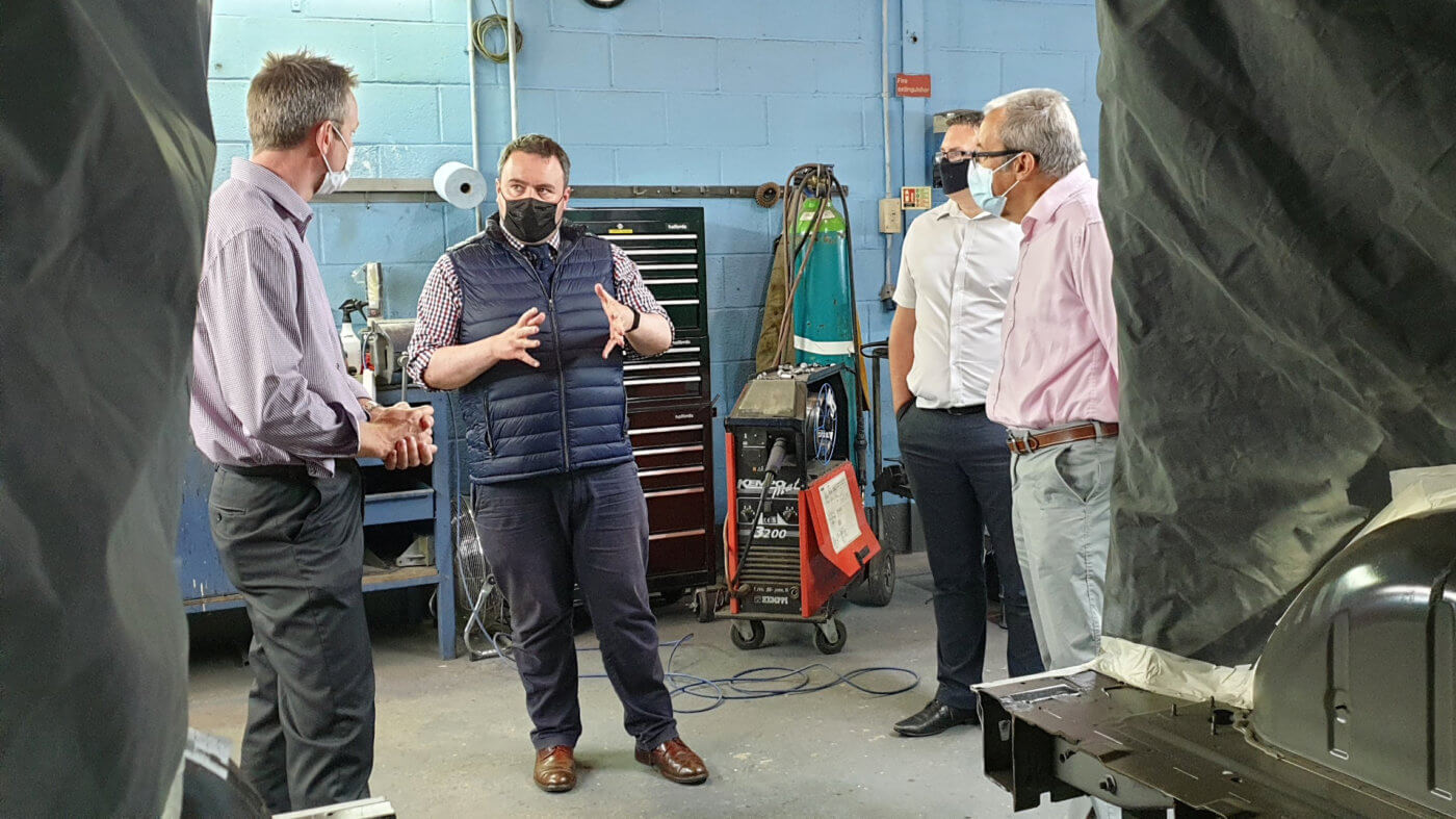 Chris Loder MP visits Brotherwood