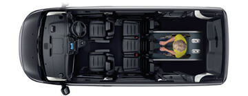 Electric Wheelchair Accessible Vehicle layout