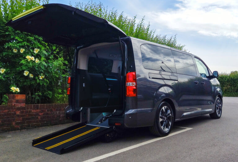 Electric Wheelchair Accessible Vehicle Vauxhall Vivaro e Brotherwood