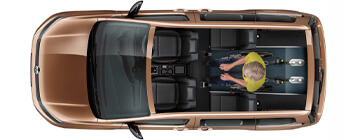 VW Caddy WAV layout