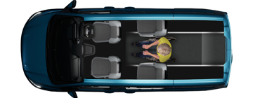 Ford Tourneo Custom WAV Layout