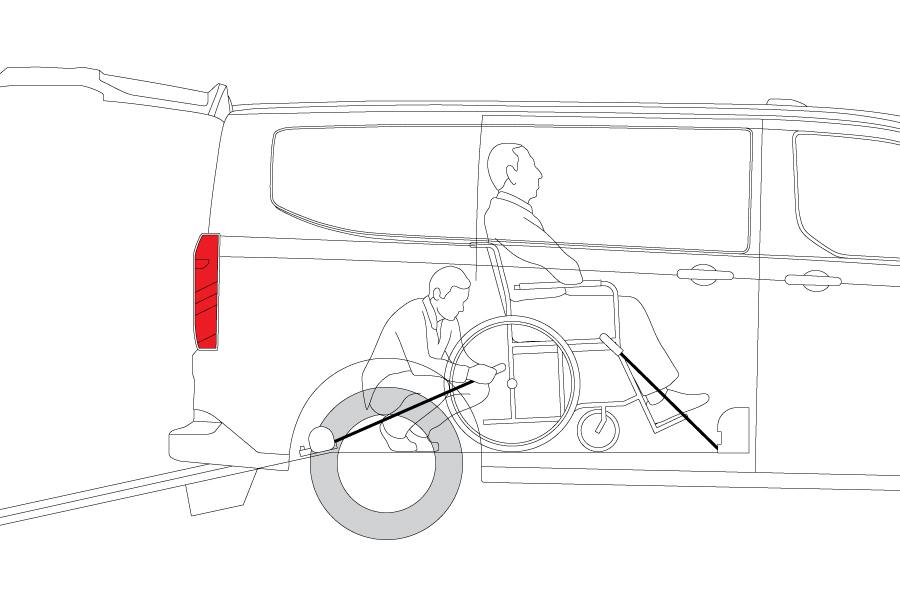 Attaching WAV Rear Restraints