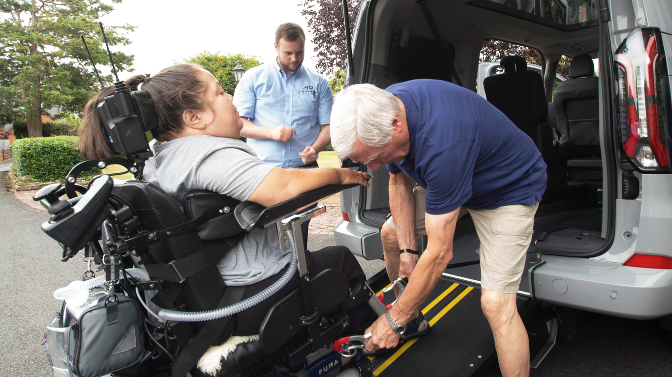 Attaching Wheelchair Restraints