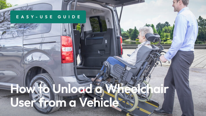 Unloading a Wheelchair from a Car