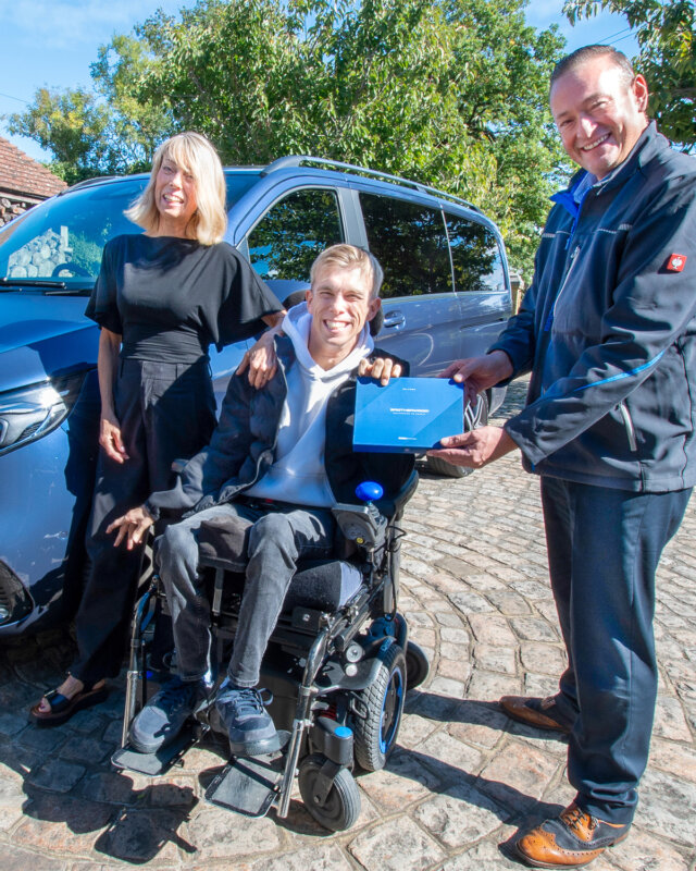 Wills gets the keys to his dream car