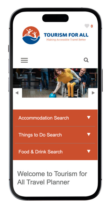Tourism for All screenshot on phone